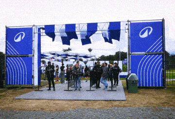 Ilustración animada de un bosque de noche