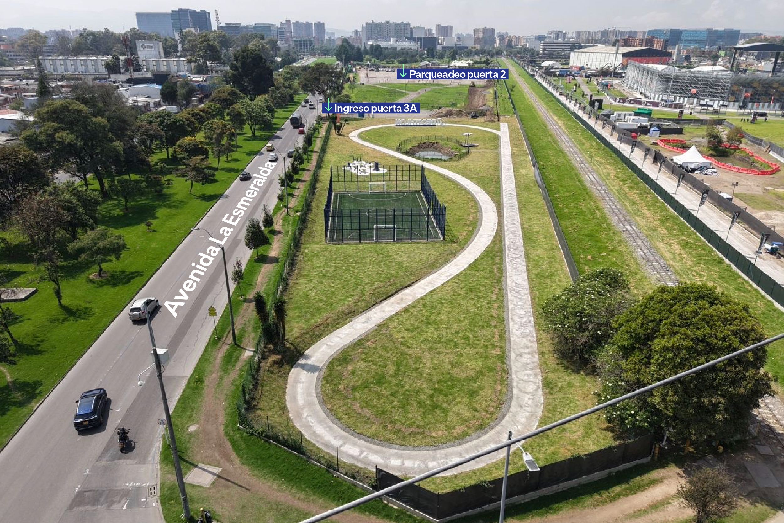 Mapa Aéreo de Entradas Decathlon Play